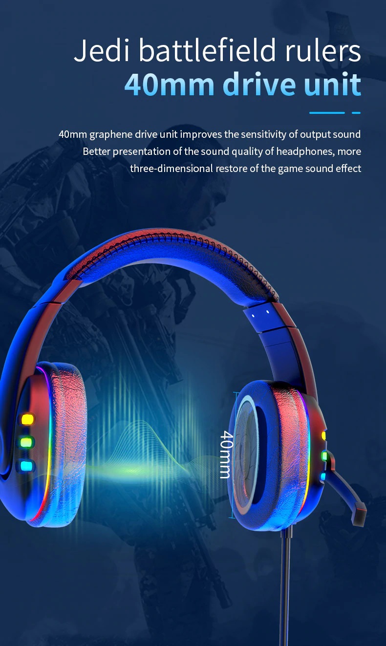 OGG Pro gaming headset 40mm